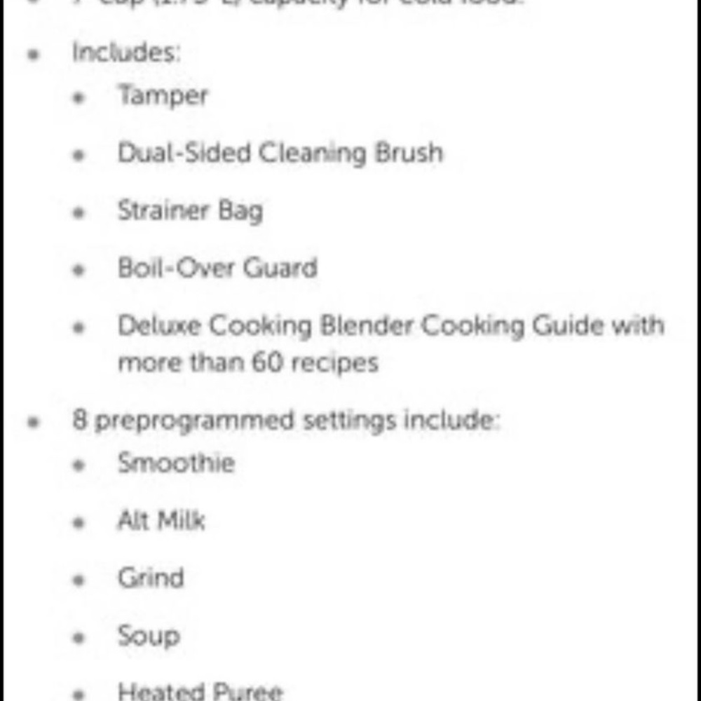 Pampered chef cooking blender - new out of box - Picture 6 of 6